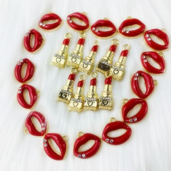 charms 5-piece set of enamel makeup mixed pendants for ladies lipstick suitable diy earrings braceletsnecklaces keychains, Bronze;silver
charms 5-piece set of enamel makeup mixed pendants for ladies lipstick suitable diy earrings braceletsnecklaces keychains, Bronze;silver