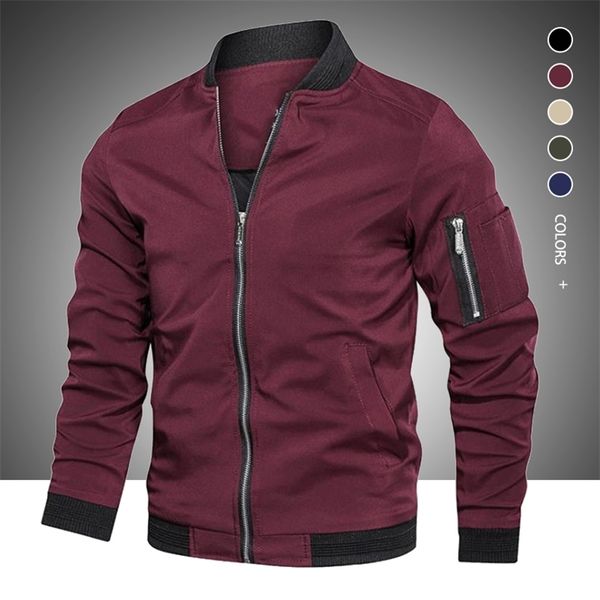 autumn winter mens casual jacket fashion zip up slim fit caots male trend baseball bomber man brand overcoat 210811, Black;brown
autumn winter mens casual jacket fashion zip up slim fit caots male trend baseball bomber man brand overcoat 210811, Black;brown