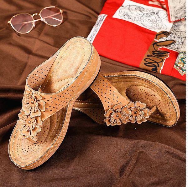 sandals women soft bottom wedges shoes for summer heels flip flops flower platform sandalias mujer wedge heel slippers, Black
sandals women soft bottom wedges shoes for summer heels flip flops flower platform sandalias mujer wedge heel slippers, Black