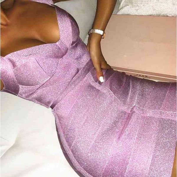 ladies v neck backless purple shining women bandage dress designer fashion sparkly party dress vestido 210331, Black;gray
ladies v neck backless purple shining women bandage dress designer fashion sparkly party dress vestido 210331, Black;gray