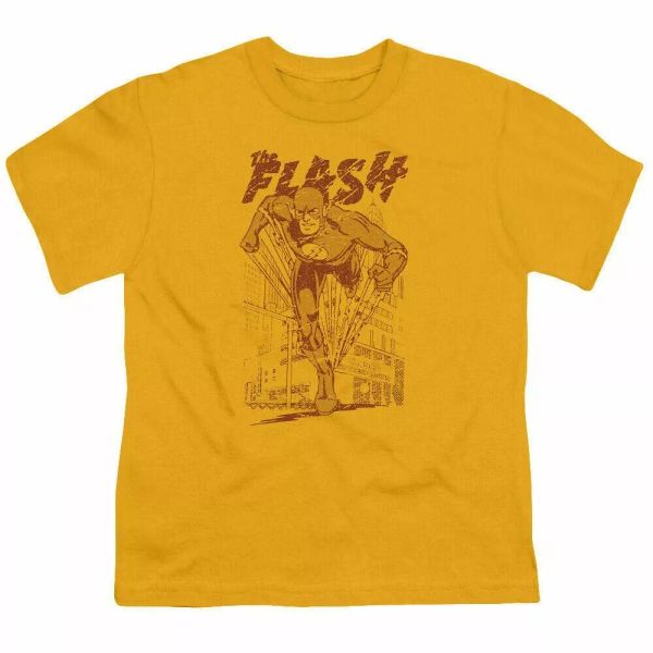 the flash busting out kids youth t shirt licensed tv book dc comics tee gold, White;black
the flash busting out kids youth t shirt licensed tv book dc comics tee gold, White;black