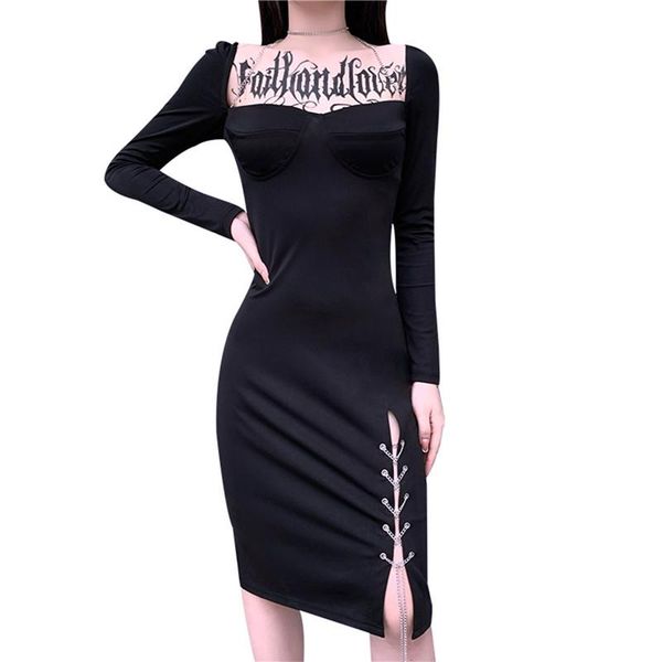 womens elegant fashion party dress slim fit dresses square collar long sleeve side slit design bodycon midi casual, Black;gray
womens elegant fashion party dress slim fit dresses square collar long sleeve side slit design bodycon midi casual, Black;gray