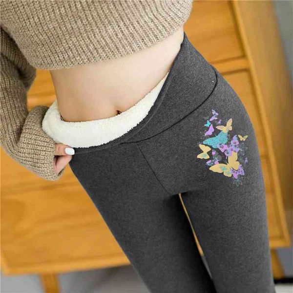 womens butterfly print bottoming trousers autumn and winter plus velvet thickening high waist elastic small foot trousers, Black
womens butterfly print bottoming trousers autumn and winter plus velvet thickening high waist elastic small foot trousers, Black