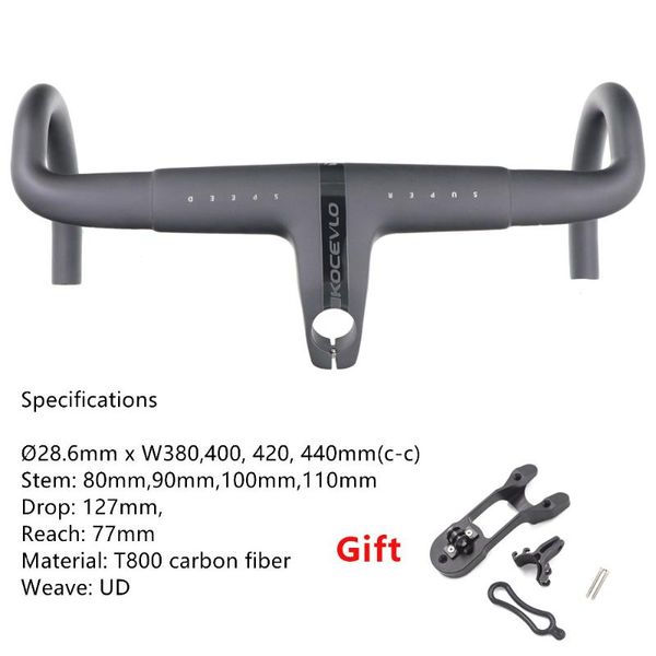 bike handlebars &components kocevlo aero integrated road bicycle t800 ud carbon 380/400/420/440mm x 80/90/100/110/120mm
bike handlebars &components kocevlo aero integrated road bicycle t800 ud carbon 380/400/420/440mm x 80/90/100/110/120mm