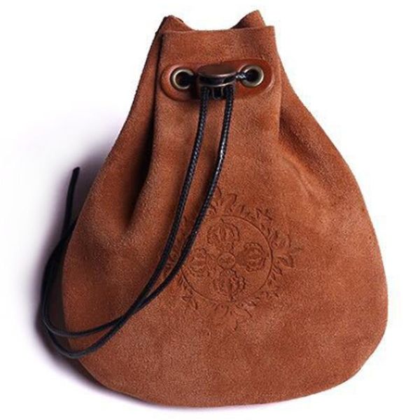 outdoor leather coin purse bag drawstring pouch calabash jewelry packing bags wallets, Red;black
outdoor leather coin purse bag drawstring pouch calabash jewelry packing bags wallets, Red;black