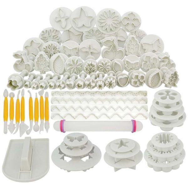 cake tools 1 sets (including 68 pcs) mold plunger fondant cutter biscute cooking molds for decorating flower 3.9
cake tools 1 sets (including 68 pcs) mold plunger fondant cutter biscute cooking molds for decorating flower 3.9