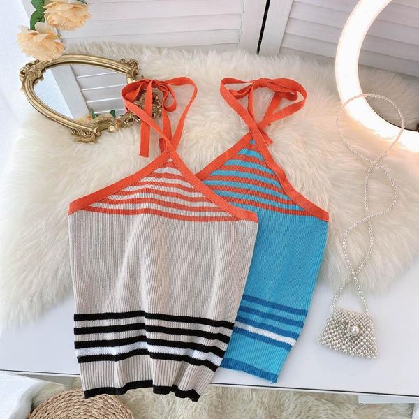 women's tanks & camis singreiny women design halter strap sleeveless backless elastic slim y2k summer off shoulder knitted short ca, White
women's tanks & camis singreiny women design halter strap sleeveless backless elastic slim y2k summer off shoulder knitted short ca, White