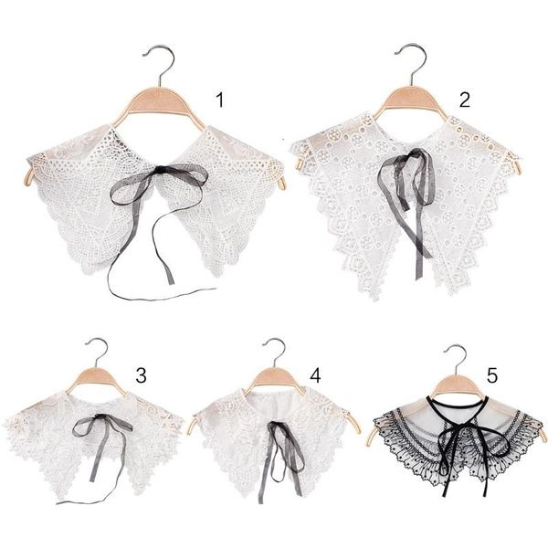 korean women girl lace up bowtie fake collar hollow out crochet floral chiffon choker blouse dress sweater decorative shawl, Blue;purple
korean women girl lace up bowtie fake collar hollow out crochet floral chiffon choker blouse dress sweater decorative shawl, Blue;purple