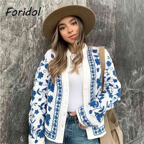 cotton linen floral embriodery short coat women single button white vintage chinese print oversized spring autumn 210427, Black;brown
cotton linen floral embriodery short coat women single button white vintage chinese print oversized spring autumn 210427, Black;brown