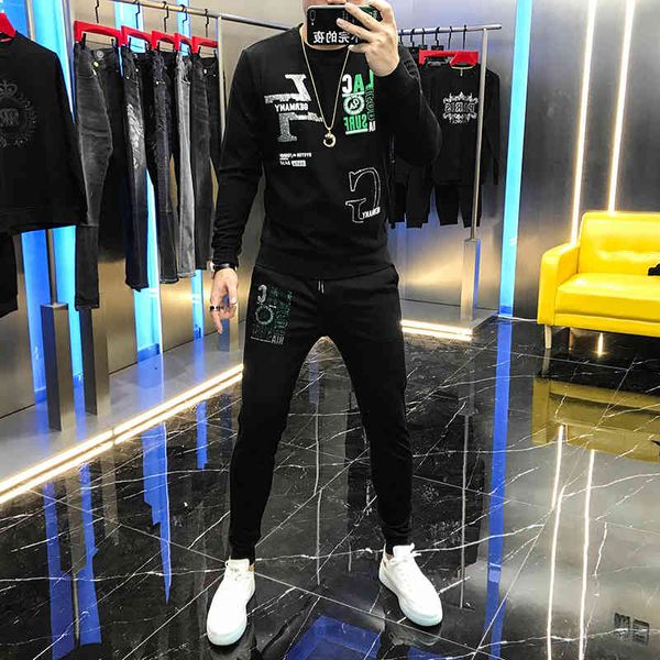 hoodies autumn leisure sport suit broca de stamped youth europe simple station of two pieces, Black
hoodies autumn leisure sport suit broca de stamped youth europe simple station of two pieces, Black