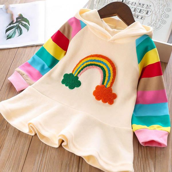 girl's dresses melario girls princess dress brand party rainbow colorful girl kids sweet hooded children clothing, Red;yellow
girl's dresses melario girls princess dress brand party rainbow colorful girl kids sweet hooded children clothing, Red;yellow