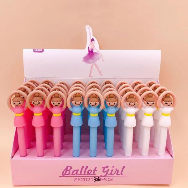 gel pens 3 pcs/set cartoon beautiful ballet girls silicone 0.5mm black ink writing signature pen korean stationery gifts
gel pens 3 pcs/set cartoon beautiful ballet girls silicone 0.5mm black ink writing signature pen korean stationery gifts