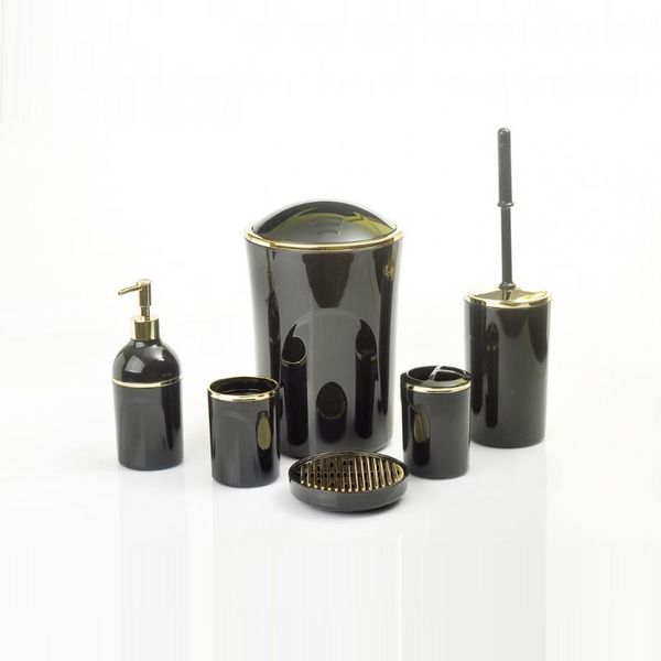 luxury 5pcs black bathroom accessories toothbrush holder bin soap dish dispenser tumbler toilet brush set bath accessory
luxury 5pcs black bathroom accessories toothbrush holder bin soap dish dispenser tumbler toilet brush set bath accessory