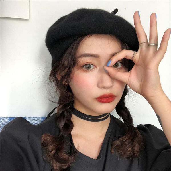 berets flat wool beret hat winter vintage girl female casual solid woolen artist pumpkin painter caps women keep warm beanie, Blue;gray
berets flat wool beret hat winter vintage girl female casual solid woolen artist pumpkin painter caps women keep warm beanie, Blue;gray