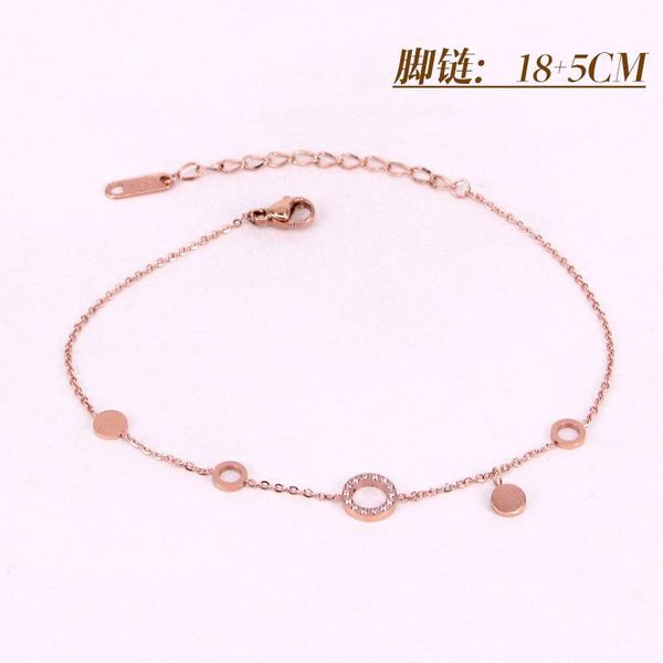 anklets fashion stainless steel rose gold color foot chain crystal round circle anklet bracelet woman beach party gift, Red;blue
anklets fashion stainless steel rose gold color foot chain crystal round circle anklet bracelet woman beach party gift, Red;blue