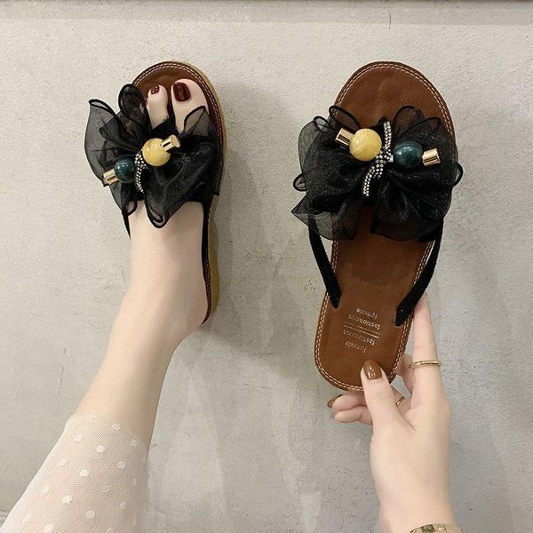 slippers rubber flip flops shoes woman 2021 butterfly-knot flat hawaiian cotton fabric slides pu r, Black
slippers rubber flip flops shoes woman 2021 butterfly-knot flat hawaiian cotton fabric slides pu r, Black