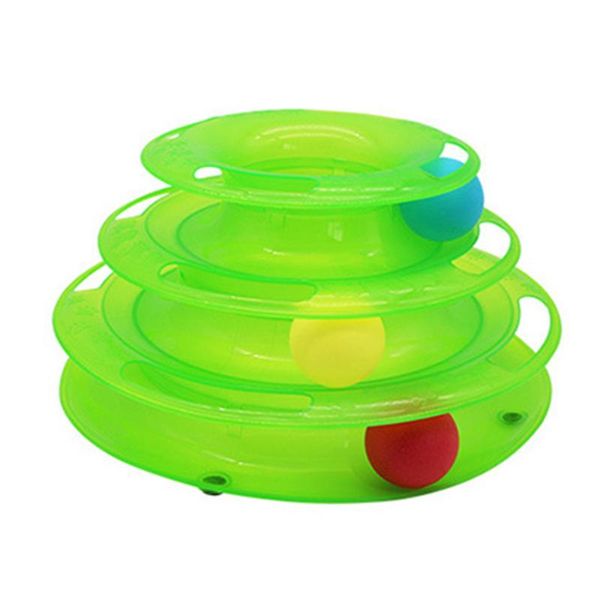 cat toys toy tower tracks disc intelligence amusement triple three levels pet ball training plate
cat toys toy tower tracks disc intelligence amusement triple three levels pet ball training plate