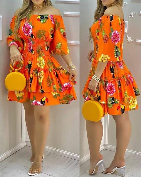 fashion elegant fruit print women dress off shoulder short sleeve kawaii fairy high waist pleated a line summer womens party, Black;gray
fashion elegant fruit print women dress off shoulder short sleeve kawaii fairy high waist pleated a line summer womens party, Black;gray