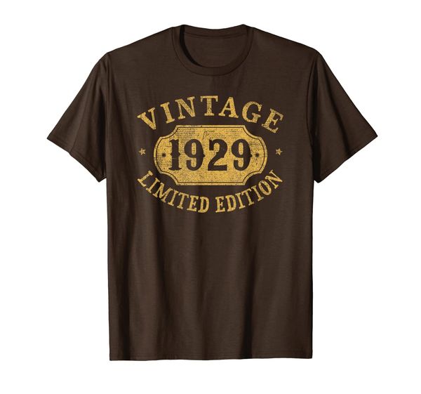 90 years old 90th birthday anniversary gift limited 1929 t-shirt, White;black
90 years old 90th birthday anniversary gift limited 1929 t-shirt, White;black