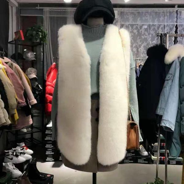 Women's Fur & Faux Winter jacket vest coat fashion waistcoat female sleeveless overcoat warm outwear L1610 YEF0, Black
Women's Fur & Faux Winter jacket vest coat fashion waistcoat female sleeveless overcoat warm outwear L1610 YEF0, Black