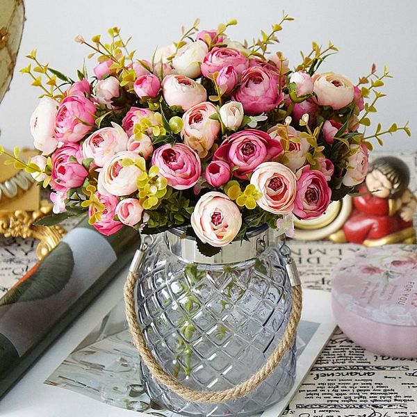 fork10heads/1bundle silk tea roses bride bouquet for christmas home wedding year decoration fake plants artificial flowers decorative & wrea
fork10heads/1bundle silk tea roses bride bouquet for christmas home wedding year decoration fake plants artificial flowers decorative & wrea