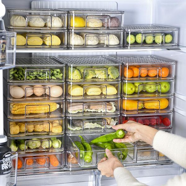 storage bottles & jars refrigerator box crisper kitchen transparent food grade magic table superimpose compartment cosmetics drawer
storage bottles & jars refrigerator box crisper kitchen transparent food grade magic table superimpose compartment cosmetics drawer