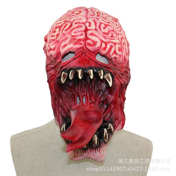 party mask biochemical crisis long tongue monster makeup ball horror film rotten brain headgear
party mask biochemical crisis long tongue monster makeup ball horror film rotten brain headgear