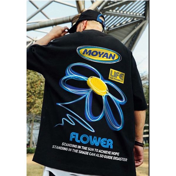 flower print men's hip-hop t-shirt high-quality comfortable and breathable fashion street daily travel home party, White;black
flower print men's hip-hop t-shirt high-quality comfortable and breathable fashion street daily travel home party, White;black