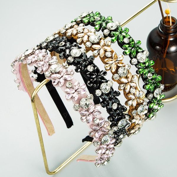 temperament korean crystal flower headband elegant geometric gem diamond beaded hairband female party jewelry crowns, Slivery;white
temperament korean crystal flower headband elegant geometric gem diamond beaded hairband female party jewelry crowns, Slivery;white