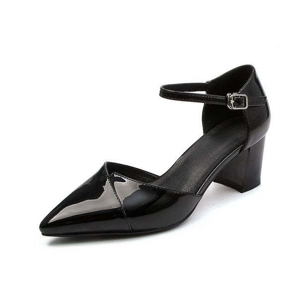 women high heels shoes 2021 spring summer pointed toe thin sandals buckle strap party plus-size 34-43, Black
women high heels shoes 2021 spring summer pointed toe thin sandals buckle strap party plus-size 34-43, Black