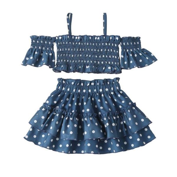 clothing sets 2pcs toddler summer outfits baby girls cold-shoulder smocked dot print crop and tiered skirt little outfit 2-7 years, White
clothing sets 2pcs toddler summer outfits baby girls cold-shoulder smocked dot print crop and tiered skirt little outfit 2-7 years, White