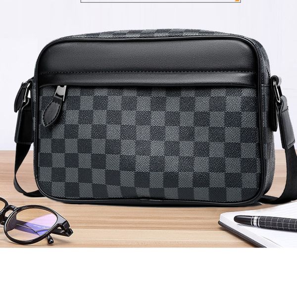 children's boys one shoulder crossbody pack fashion plaid ipad sports handbag portable high-volume zippers briefcase messenger bag g962, Black
children's boys one shoulder crossbody pack fashion plaid ipad sports handbag portable high-volume zippers briefcase messenger bag g962, Black
