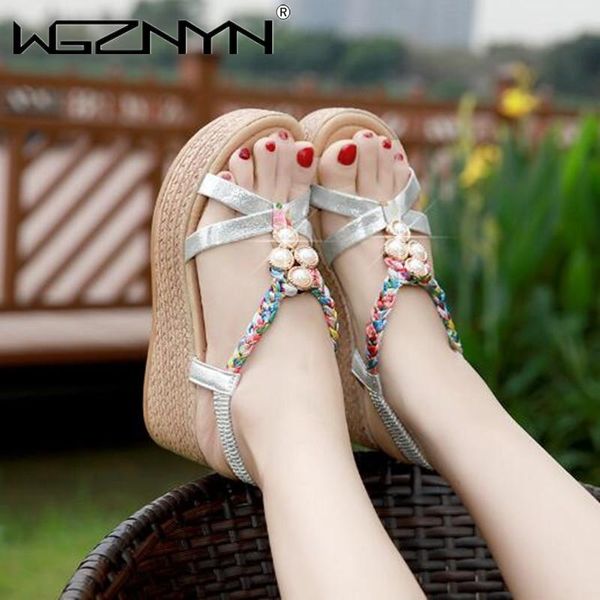 sandals gladiator women wedges buckle flat shoes woman flip flops ladies thong bohemia sandalias mujer summer beach female, Black
sandals gladiator women wedges buckle flat shoes woman flip flops ladies thong bohemia sandalias mujer summer beach female, Black