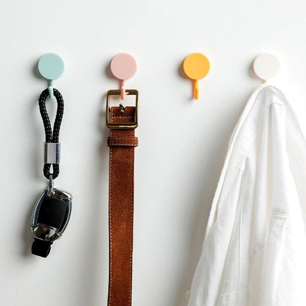 hooks & rails 10pcs/set solid color hook cute style punching without trace nail circular clothes mounted wall decorative
hooks & rails 10pcs/set solid color hook cute style punching without trace nail circular clothes mounted wall decorative