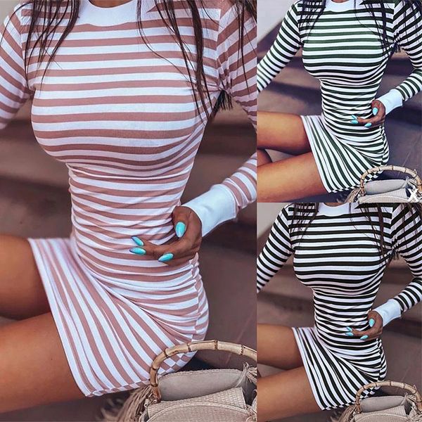 casual dresses women's fashion classic striped slim o-neck long sleeve dress autumn tight pullover vestido femme, Black;gray
casual dresses women's fashion classic striped slim o-neck long sleeve dress autumn tight pullover vestido femme, Black;gray