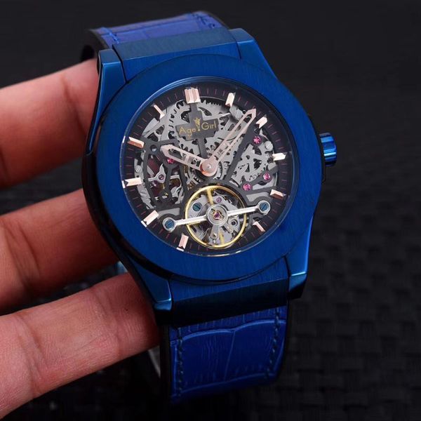 wristwatches men rose gold silver black blue leather automatic mechanical sapphire tourbillion watch transparent skeleton, Slivery;brown
wristwatches men rose gold silver black blue leather automatic mechanical sapphire tourbillion watch transparent skeleton, Slivery;brown