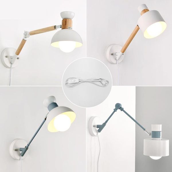 wall lamps nordic white iron art office sconce bar e27 cafe bedside lamparas corridor indoor lighting modern led light
wall lamps nordic white iron art office sconce bar e27 cafe bedside lamparas corridor indoor lighting modern led light