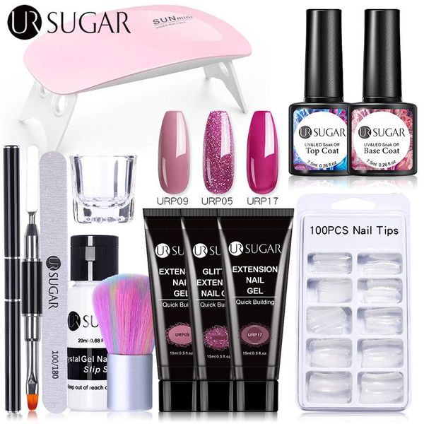 15ml extension nail gel kit glitter acrylic uv set quick building finger builder all for manicure art tools, Red;pink
15ml extension nail gel kit glitter acrylic uv set quick building finger builder all for manicure art tools, Red;pink