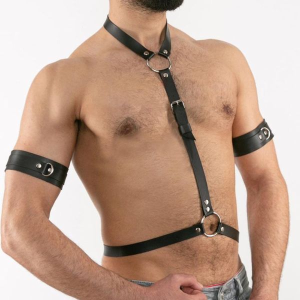 bras sets men exotic tanks bondage lingerie gay body harness strap leather adjustable chest sissy for, Red;black
bras sets men exotic tanks bondage lingerie gay body harness strap leather adjustable chest sissy for, Red;black