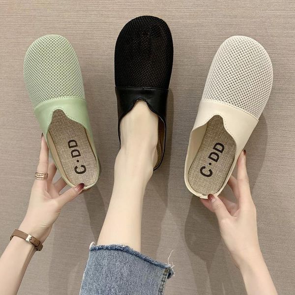 slippers casual loafers cover toe low shoes slides slipers women luxury soft summer flat 2021 rome basic fabric cotton female sh, Black
slippers casual loafers cover toe low shoes slides slipers women luxury soft summer flat 2021 rome basic fabric cotton female sh, Black