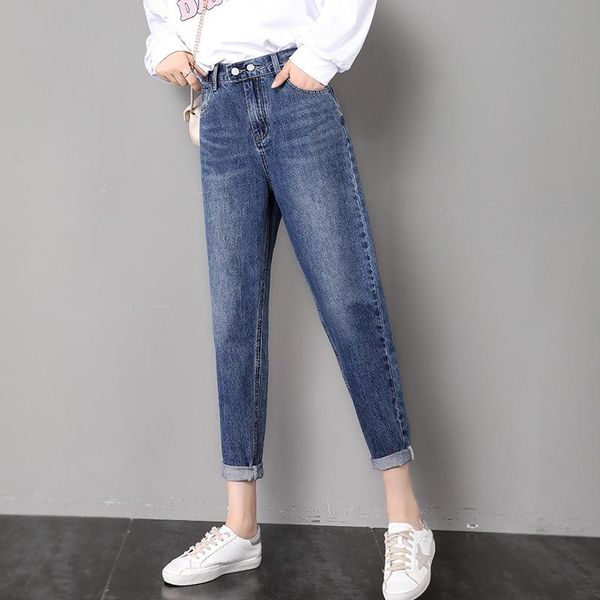 women's pants & capris women denim blue spring vintage high waist loose jeans female harem trousers boyfriend for, Black;white
women's pants & capris women denim blue spring vintage high waist loose jeans female harem trousers boyfriend for, Black;white