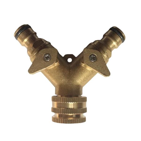 watering equipments brass hose pipe splitter 2 way quick connectors y shape garden tap water
watering equipments brass hose pipe splitter 2 way quick connectors y shape garden tap water
