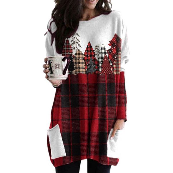 casual dresses 2021 autumn & winter fashion christmas plaid print round neck pocket high waist slimming women dress, Black;gray
casual dresses 2021 autumn & winter fashion christmas plaid print round neck pocket high waist slimming women dress, Black;gray