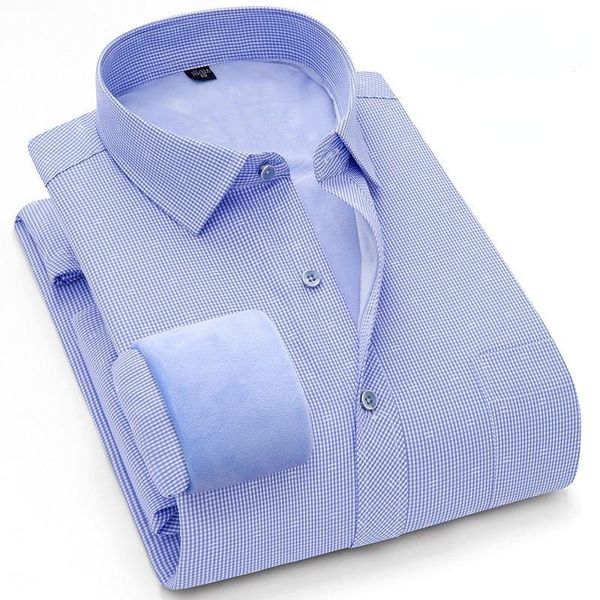 men's casual shirts autumn winter thick warm velvet fleece dress shirt long sleeve mens stripe plaid checkered business single patch po, White;black
men's casual shirts autumn winter thick warm velvet fleece dress shirt long sleeve mens stripe plaid checkered business single patch po, White;black