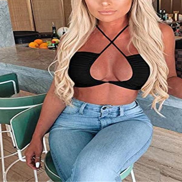 women's tanks & camis 2021 y2k crop lace up sling basic bow criss cross sleeveless halter bandage cut out vest point summer, White
women's tanks & camis 2021 y2k crop lace up sling basic bow criss cross sleeveless halter bandage cut out vest point summer, White