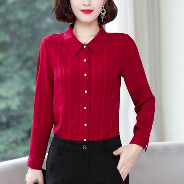 women's blouses & shirts fashion women woman chiffon shirt plus size elegant stripe blouse womens and ol, White
women's blouses & shirts fashion women woman chiffon shirt plus size elegant stripe blouse womens and ol, White