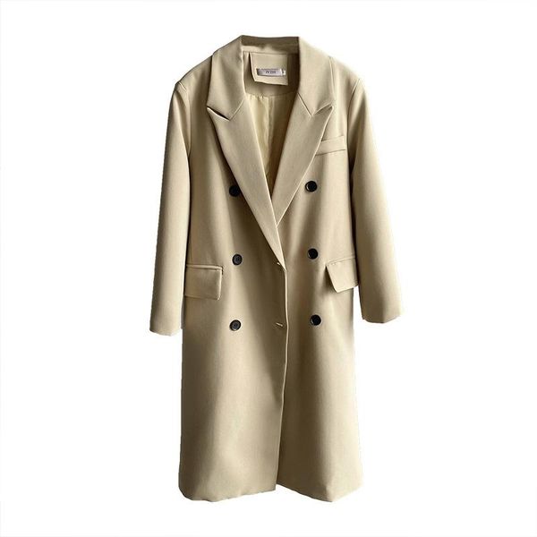 women's suits & blazers aecu 2021 women chic office lady double breasted blazer long notched collar pocket casual korean style, White;black
women's suits & blazers aecu 2021 women chic office lady double breasted blazer long notched collar pocket casual korean style, White;black
