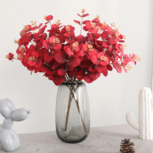 decorative flowers & wreaths artificial flower bouquet eucalyptus type 20 heads simulated lifelike home wedding party decoration silk
decorative flowers & wreaths artificial flower bouquet eucalyptus type 20 heads simulated lifelike home wedding party decoration silk