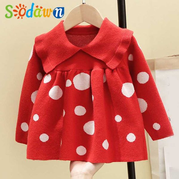 pullover sodawn 2021 autumn winter sweater polka dot pattern baby clothes girl long sleeve lapel knitwear, Blue
pullover sodawn 2021 autumn winter sweater polka dot pattern baby clothes girl long sleeve lapel knitwear, Blue