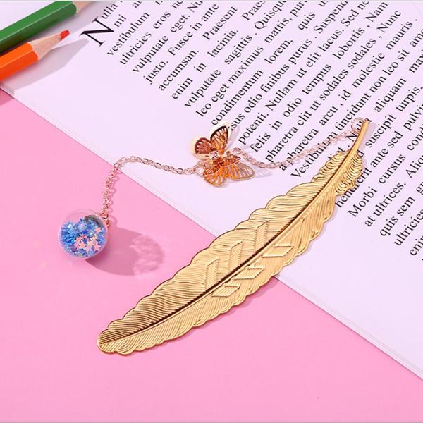 1pc kawaii feather butterfly bookmark cute crystal ball pendant student bookend office school supplies stationery
1pc kawaii feather butterfly bookmark cute crystal ball pendant student bookend office school supplies stationery